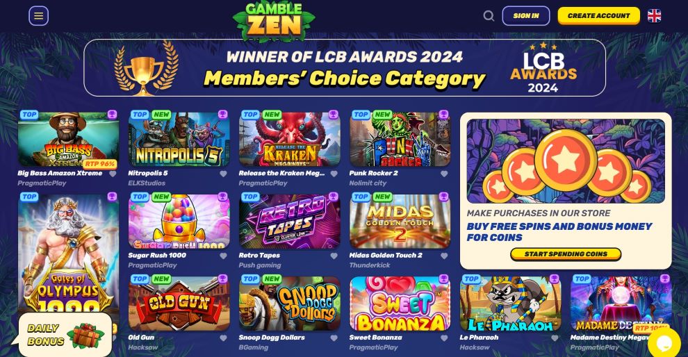 GambleZen Live Casino